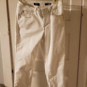 Kensie Ankle Biter Skinny White Jeans Size 8/29